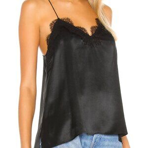 Cami NYC Racer Top Black Lace Slik